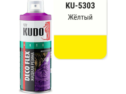 Краска аэрозольная KUDO Deco Flex Жидкая резина
