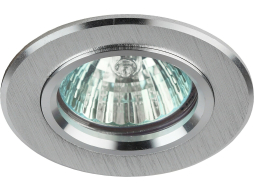 Точечный светильник под лампу GU5.3 ЭРА KL58 SL серебро 