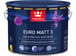 Краска акриловая TIKKURILA Euro Matt 3