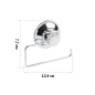 Держатель для туалетной бумаги PERFECTO LINEA Fix Lock (35-389000) - Фото 8
