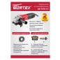 Шлифмашина угловая (болгарка) WORTEX AG 1213-3 E (AG12133Е00013) - Фото 9
