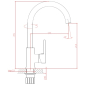 Смеситель для кухни AV ENGINEERING AVHOP4-B996 (AVHOP4-B996-649) - Фото 14