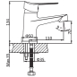 Смеситель для умывальника AV ENGINEERING AVLAW1-A589 (AVLAW1-A589-634) - Фото 2