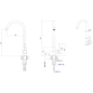 Смеситель для кухни AV ENGINEERING AVZAR4-A304BK (AVZAR4-A304BK-732) - Фото 15