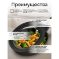 Крышка стеклянная универсальная 24-26-28 см PERFECTO LINEA (25-324320) - Фото 2