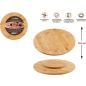 Блюдо бамбуковое круглое вращающееся PERFECTO LINEA Bamboo 35,5х1,2 см (35-355120) - Фото 2