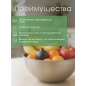 Миска из нержавеющей стали 21,5 см PERFECTO LINEA Chef с мерной шкалой (24-021598) - Фото 2