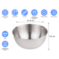 Миска из нержавеющей стали 21,5 см PERFECTO LINEA Chef с мерной шкалой (24-021598) - Фото 5