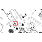 Фиксатор ответная часть для газонокосилки WORTEX CLM3836 (SC8A110-J-47)