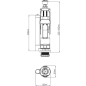 Сливная арматура для унитаза AV ENGINEERING (AVE129700BL) - Фото 13