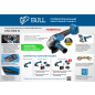 Шлифмашина угловая аккумуляторная BULL CSG 1812 R XLTpro Xcase (1333860) - Фото 2