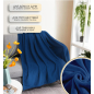 Плед флисовый PERFECTO LINEA Dream 200x220 см синий (60-200224) - Фото 4