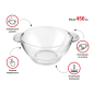 Салатник стеклянный с ручками PERFECTO LINEA Clear 450 мл (22-450200) - Фото 3