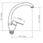 Смеситель для кухни ECONOCE серия 300 (EC0303) - Фото 7