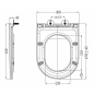 Сиденье для унитаза AV ENGINEERING Comfort X3 (AVWHR203X3C) - Фото 2
