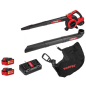 Воздуходувка-пылесос аккумуляторная WORTEX BB 2536-1 D XLT SET (1333418) - Фото 7