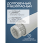 Излив гибкий для смесителя AV Engineering белый (AVZAP-2SWT) - Фото 3