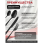 Набор столовых приборов 24 предмета PERFECTO LINEA Majestic (21-250130BLM) - Фото 2