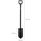 Лопата штыковая FISKARS Ergonomic Pro (1066709) - Фото 7