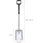 Лопата совковая FISKARS Xact телескопическая (1066734) - Фото 9