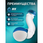 Гофра для унитаза AV ENGINEERING 524 мм (AVE129509) - Фото 4