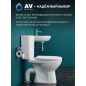 Гофра для унитаза AV ENGINEERING 524 мм (AVE129509) - Фото 7