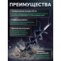 Шнек для мотобура 200х800 мм почвенный двухзаходный ECO ED-202 - Фото 2