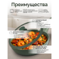 Крышка стеклянная 26 см PERFECTO LINEA Natural Green (25-026342) - Фото 2