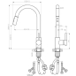 Смеситель для кухни AV ENGINEERING Tro хром (AVTRO1-10698CH) - Фото 9