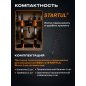 Лестница телескопическая алюминиевая двухсекционная 820 см 28,8 кг STARTUL Black Line (ST9932-082) - Фото 7