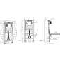 Инсталляция для унитаза 3 в 1 с кнопкой 301 AV ENGINEERING (AVW31-301) - Фото 3