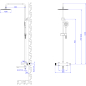 Душевая стойка  AV ENGINEERING Bon (AVBON16-BW0) - Фото 2