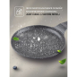 Сковорода алюминиевая блинная 24 см PERFECTO LINEA Grey (55-242111) - Фото 8