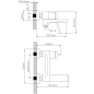 Смеситель для ванны ECONOCE D35 серия 750 (EC0752) - Фото 2