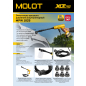 Мойка высокого давления (пистолет) аккумуляторная MOLOT MPW 1825 XLT Lite SET (2318011) - Фото 30
