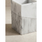 Стакан PERFECTO LINEA Element Marble белый (35-618702) - Фото 4