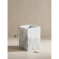 Стакан PERFECTO LINEA Element Marble белый (35-618702) - Фото 6