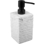 Дозатор для жидкого мыла PERFECTO LINEA StoneWave белый (35-130811) - Фото 9