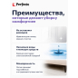 Швабра для пола PERFECTO LINEA с насадкой из микрофибры черная (43-435141) - Фото 6