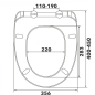 Сиденье для унитаза AV engineering TRON (AVE129620) - Фото 3