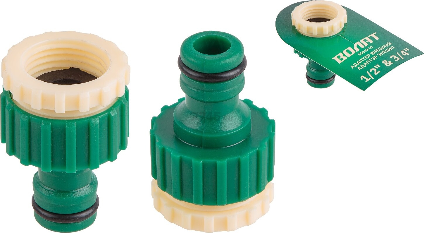 Адаптер внешний 1/2" и 3/4" ВОЛАТ (55040-01)