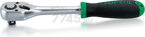 Трещотка 1/2" 72 зубья 265 мм TOPTUL (CJBM1627)