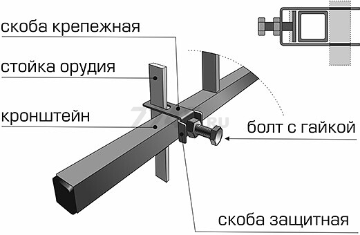 Окучник дисковый оборотный ВРМЗ ОДБ-16 00.02.52.00.00 (0002520000) - Фото 4