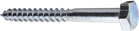Шуруп шестигранный 8х70 мм цинк DIN 571 STARFIX 10 штук (SMZ2-61741-10)