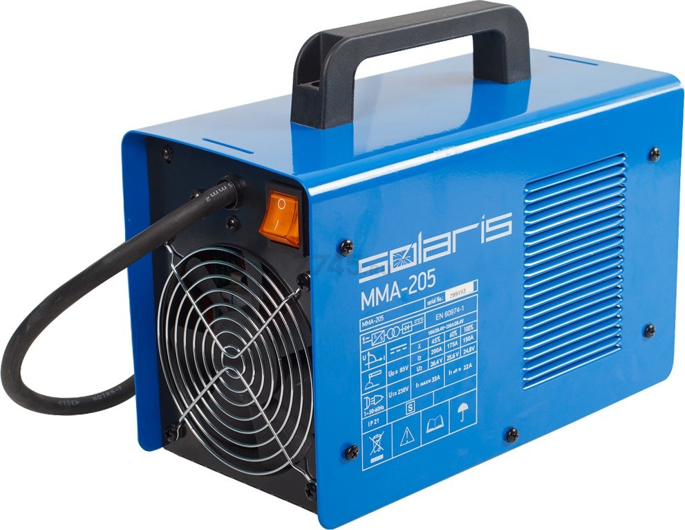 Инвертор сварочный SOLARIS MMA-205 (MMA-205) - Фото 2