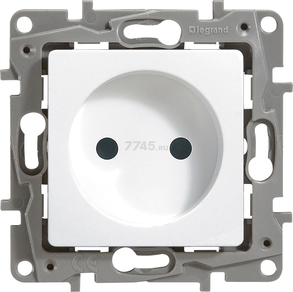 Розетка скрытая LEGRAND Etika белая (672220)