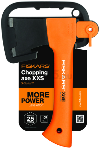 Топор туристический 0,6 кг FISKARS X5 121123 (1015617) - Фото 11