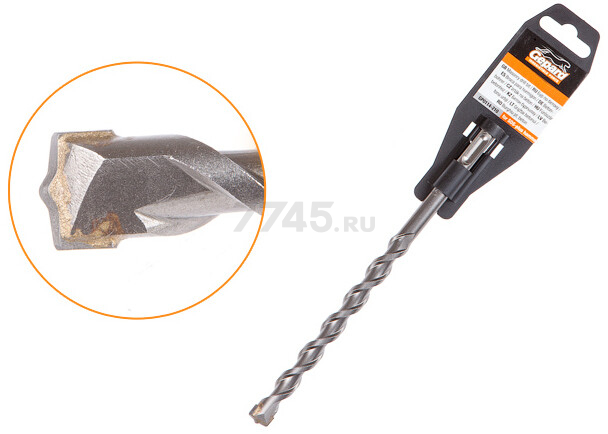 Бур (сверло) SDS-plus 18х150х210 мм GEPARD (GP0118-210)