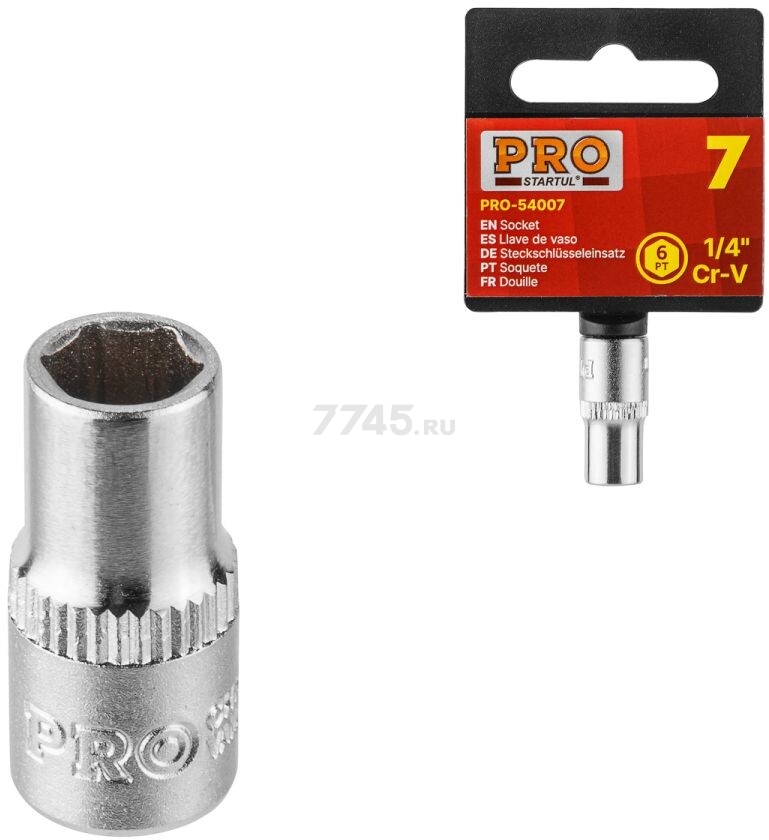 Головка 1/4" 8 мм 6 граней PRO STARTUL (PRO-54008)