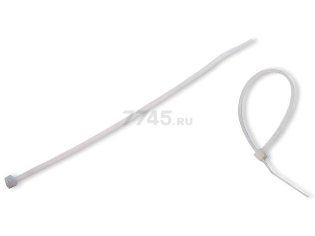 Хомут-стяжка 4,8х500 мм белый STARFIX 100 штук (SMP-73259-100) - Фото 2